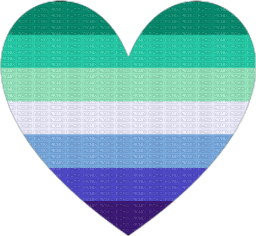 Gay man flag heart - δωρεάν png