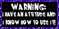 warning - Animovaný GIF zadarmo