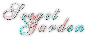 soave text secret garden pink teal - PNG gratuit