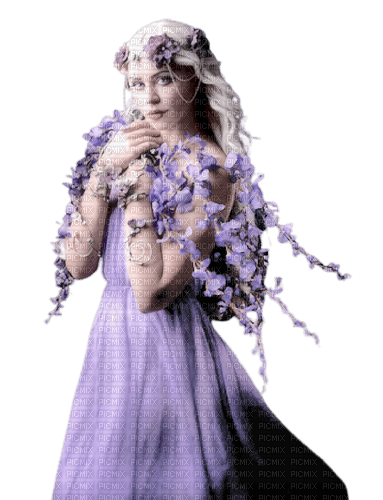 Woman Lavender color - ingyenes png
