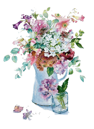 loly33 vase fleur - 免费PNG