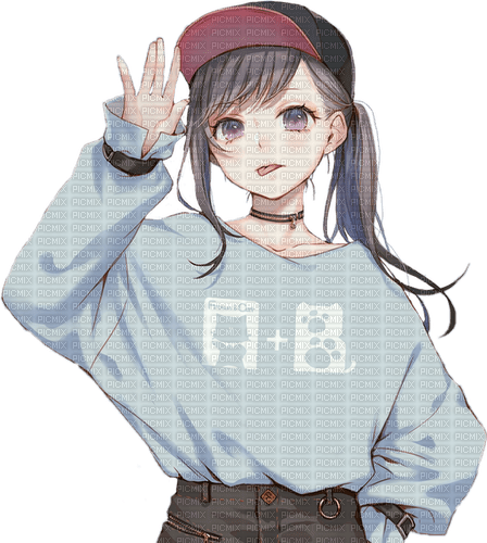 Anime Girl Png Gif , Png Download - Cute Anime Girl Png, Transparent Png, png  download, transparent png image