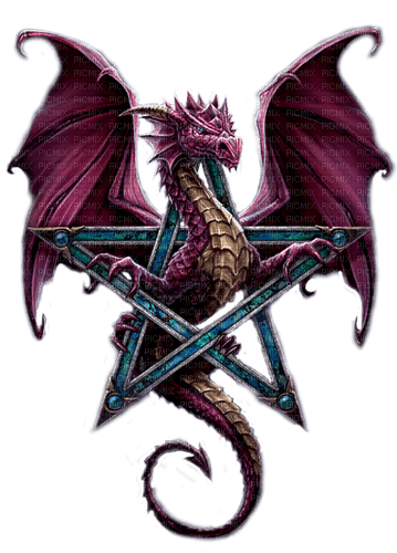 purple dragon by nataliplus - PNG gratuit
