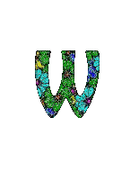 Kaz_Creations Alphabets Letter W - Free animated GIF