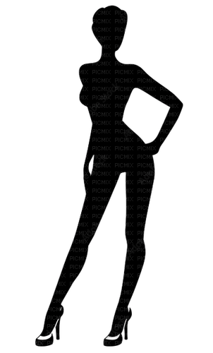 woman silhouette - PNG gratuit
