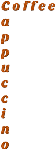 Coffee Cappuccino Text - Bogusia - ingyenes png