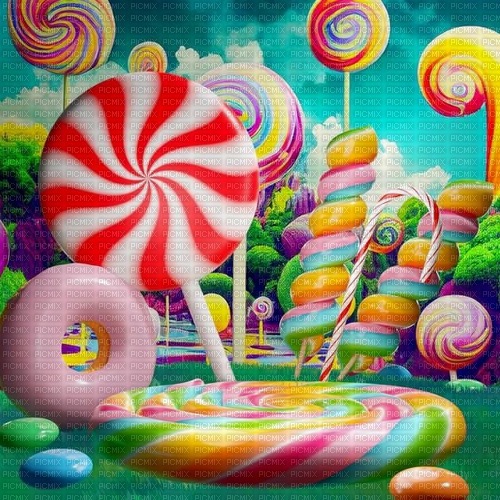 candy sweets background - png gratuito