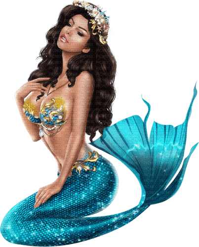 woman mermaid - zadarmo png