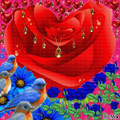 Роза - Безплатен анимиран GIF