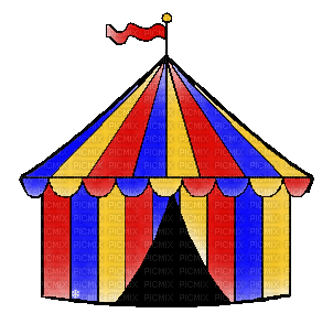 cirque - GIF animado grátis