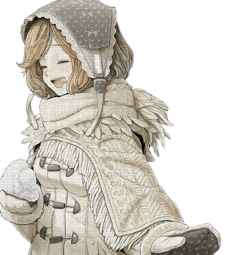 manga hiver - PNG gratuit