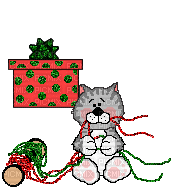 Christmas Cats - GIF animado grátis