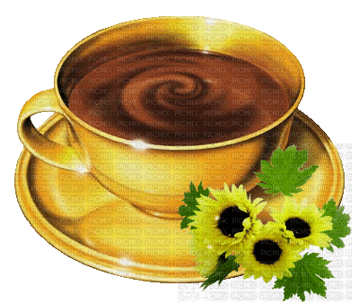 coffee_café_good morning_gif__Blue DREAM 70 - Darmowy animowany GIF