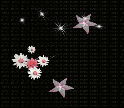 MMarcia gif flores fleurs coração fond - Darmowy animowany GIF