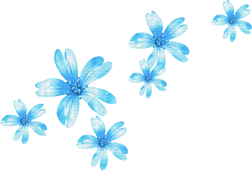 Flowers.Blue - δωρεάν png