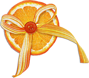 soave deco summer scrap fruit orange yellow - kostenlos png