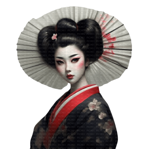 geisha - gratis png