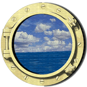 submarine window - Бесплатный анимированный гифка