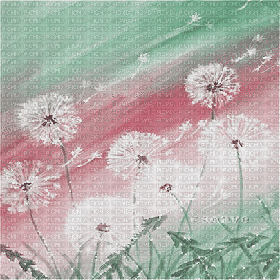 soave background animated painting field flowers - Gratis geanimeerde GIF