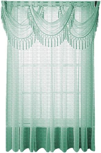 fenster window vorhang grün green - 無料png