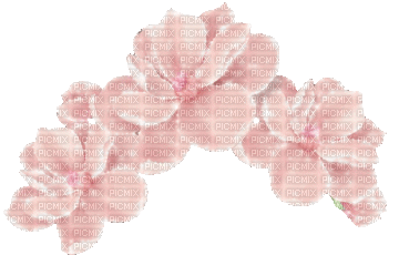 VanessaVallo _crea- pink wreath animated - Gratis animeret GIF