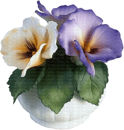 kikkapink vintage flowers deco vase - δωρεάν png