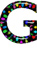 Kaz_Creations Alphabets Colours  Letter G - Бесплатный анимированный гифка