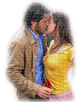 couple kissing bp - PNG gratuit