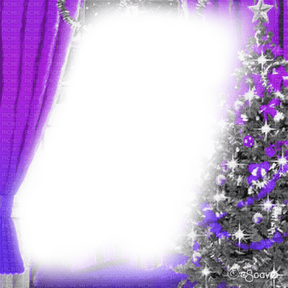 soave frame vintage christmas room curtain tree - бесплатно png