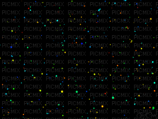Multi Colored Glitter Floating Up - Ücretsiz animasyonlu GIF