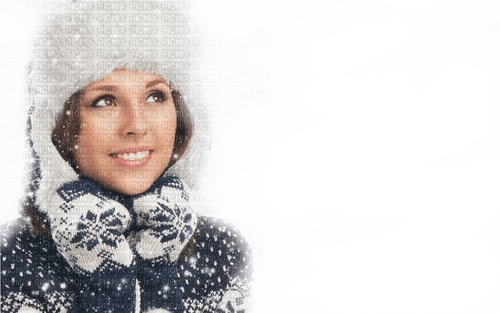 winter woman - Free PNG