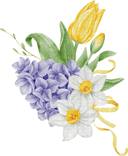 aquarelle, été, fleur, Orabel - png grátis