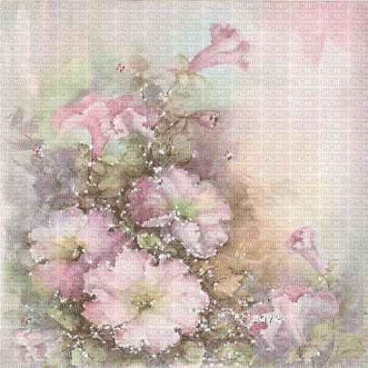 soave background animated vintage texture flowers - 無料のアニメーション GIF