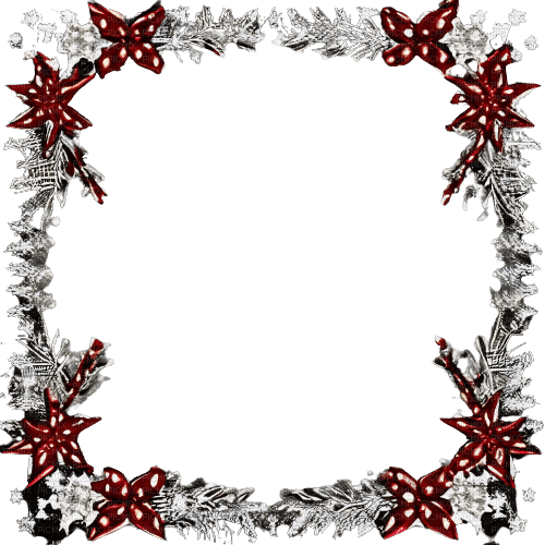 kikkapink winter christmas frame deco - безплатен png