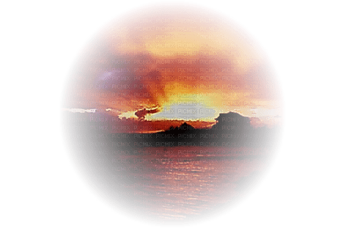 coucher de soleil - darmowe png