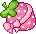 pink strawberry bow cute polka dot - Animovaný GIF zadarmo