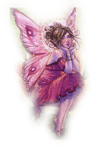 kikkapink fantasy fairy purple wings - png ฟรี
