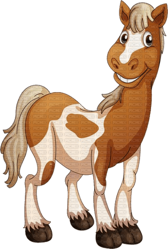 horse cartoon - PNG gratuit