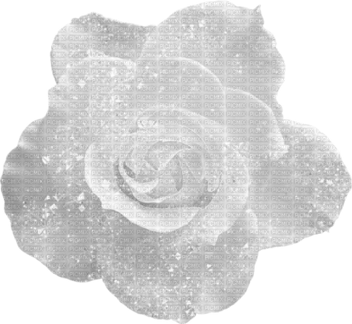 Glitter.Rose.White - PNG gratuit