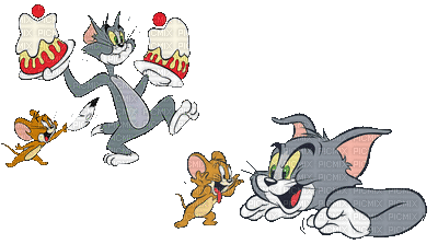 Tom et Jerry - GIF เคลื่อนไหวฟรี