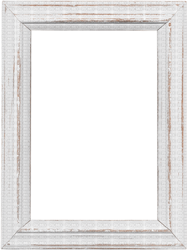 Frame wooden white shabby - Free PNG