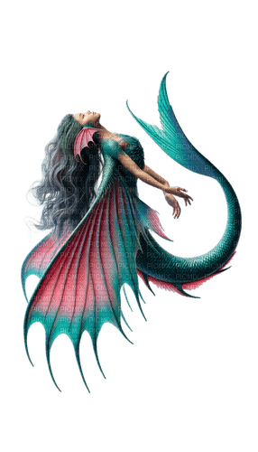 springtimes summer mermaid fantasy woman - png gratuito
