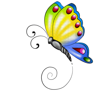 Kaz_Creations Deco Butterflies Butterfly Colours - png ฟรี
