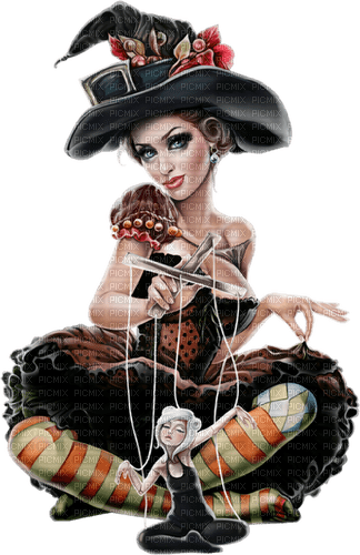 Halloween. Women. Witch.Theatre. Leila - 無料png