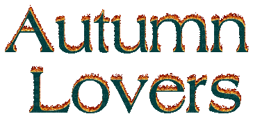 Kaz_Creations Animated Text Autumn Lovers - Gratis geanimeerde GIF