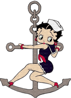betty boop nautical bp - δωρεάν png