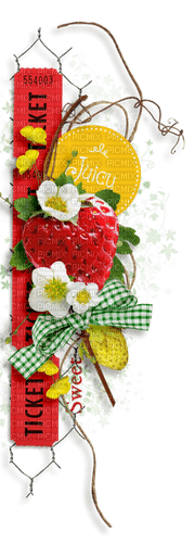 Strawberry Cluster - PNG gratuit