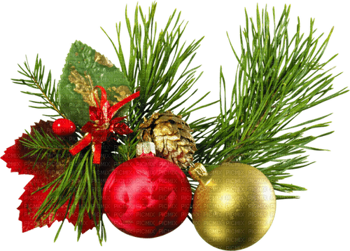 Christmas.Deco.Green.Red.Gold - ingyenes png