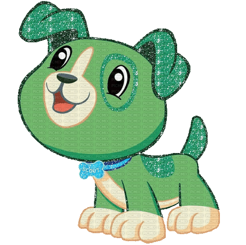 Leapfrog Dog - GIF animasi gratis