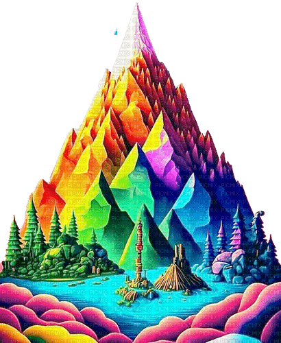 Fantasy Color Rainbow - png ฟรี